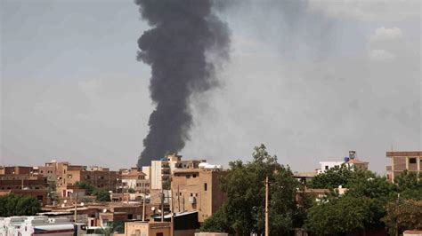 Fire engulfs an 18-story tower block in Sudan’s capital as rival forces battle for the 6th month
